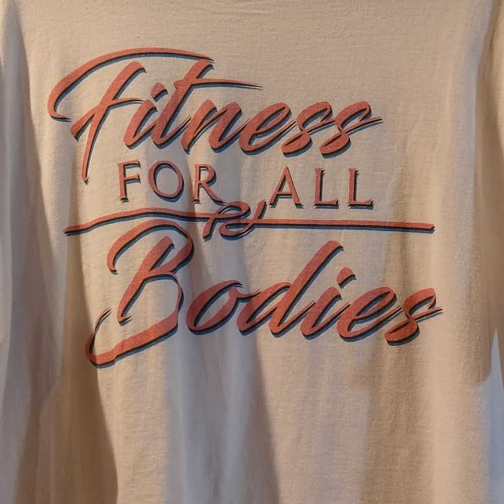 Fitness FOR ALL Bodies XL White T-Shirt